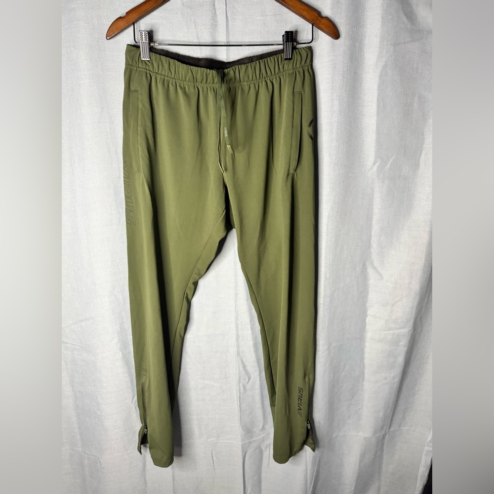 Virus Olive Green Men's Leggings